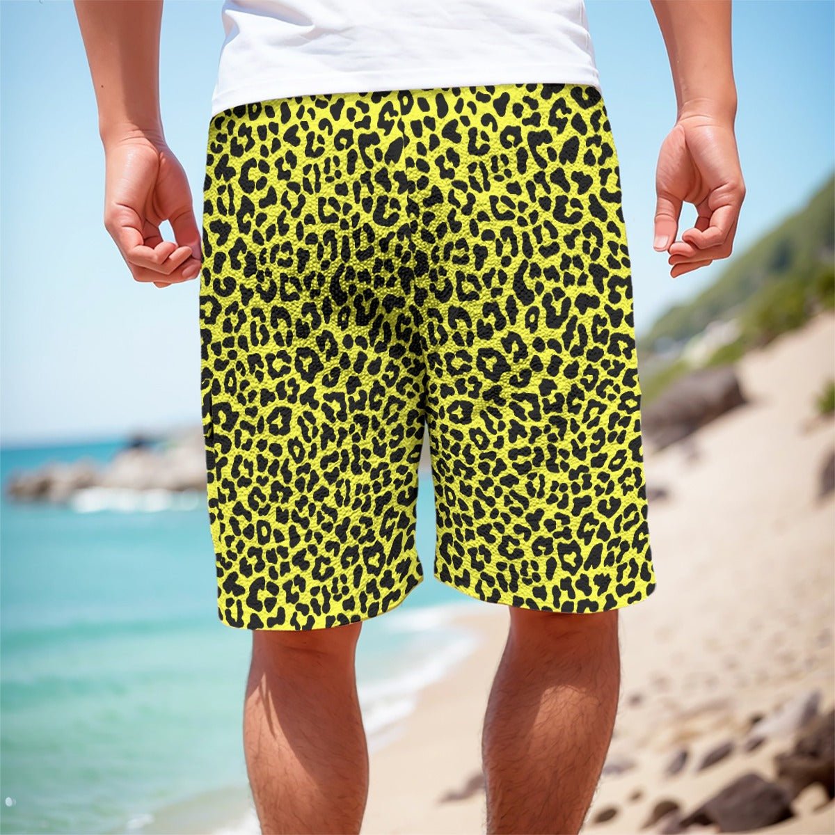 Mella Yellow Cargo Shorts | Outfique | Shorts |
