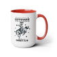 OUTFIQUE All American Cowboys Club Coffee Mug, 15oz | Outfique | Mug | accent mug