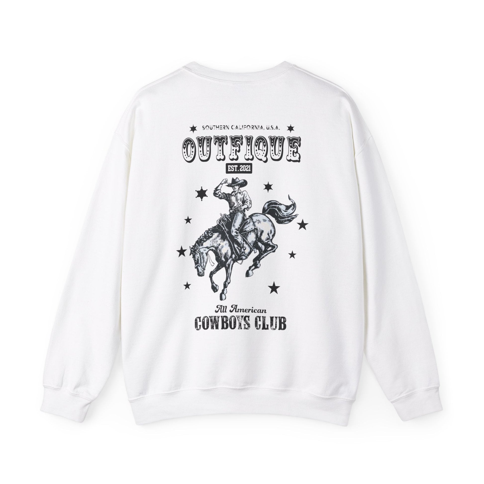 OUTFIQUE All American Cowboys Club Crewneck Sweatshirt | Outfique | Sweatshirt | DTG
