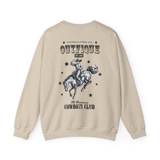 OUTFIQUE All American Cowboys Club Crewneck Sweatshirt