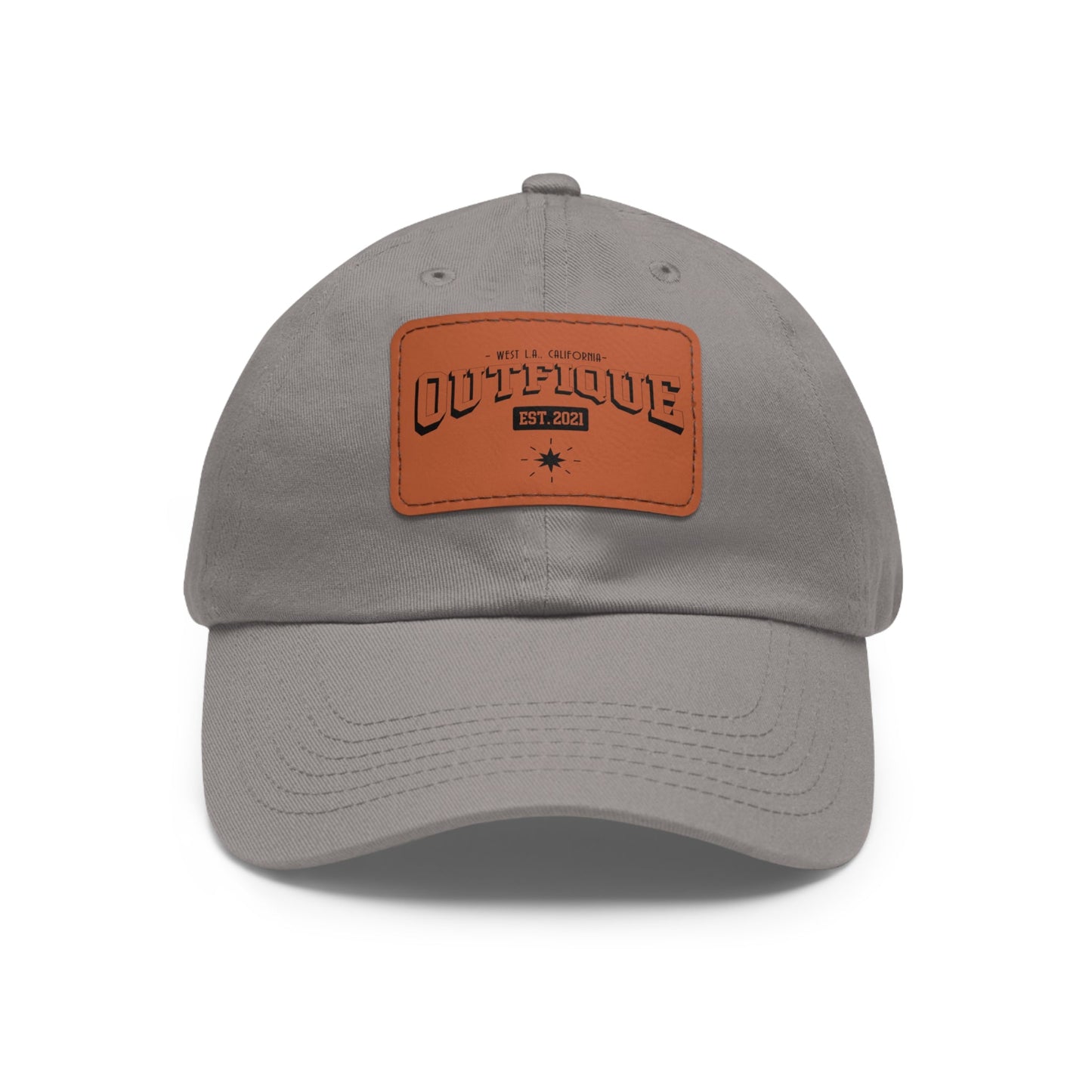 OUTFIQUE Leather Patch Hat | Outfique | Hats | Cotton
