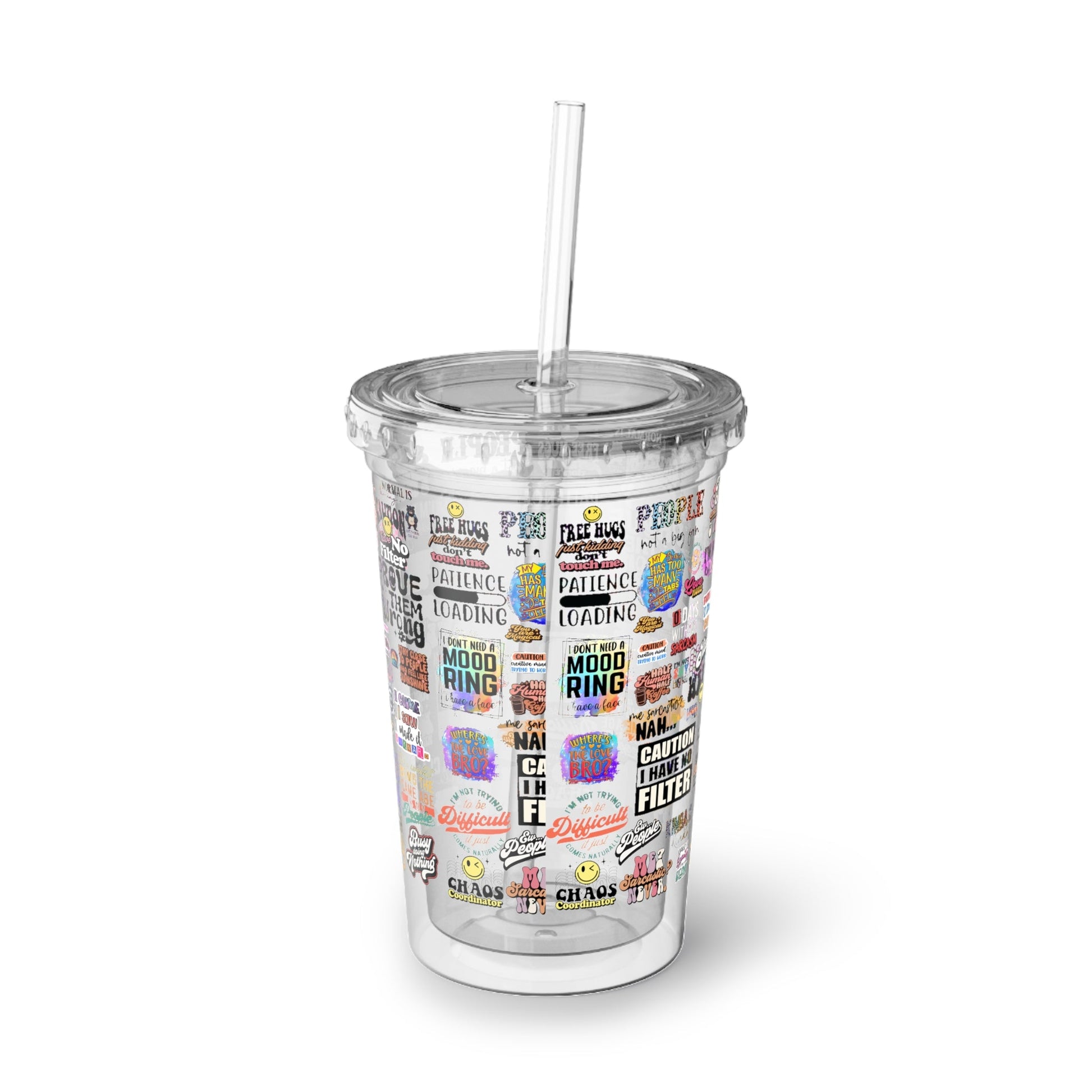 OUTFIQUE SH*T-TALKER Suave Acrylic Cup | Outfique | Mug | Drink