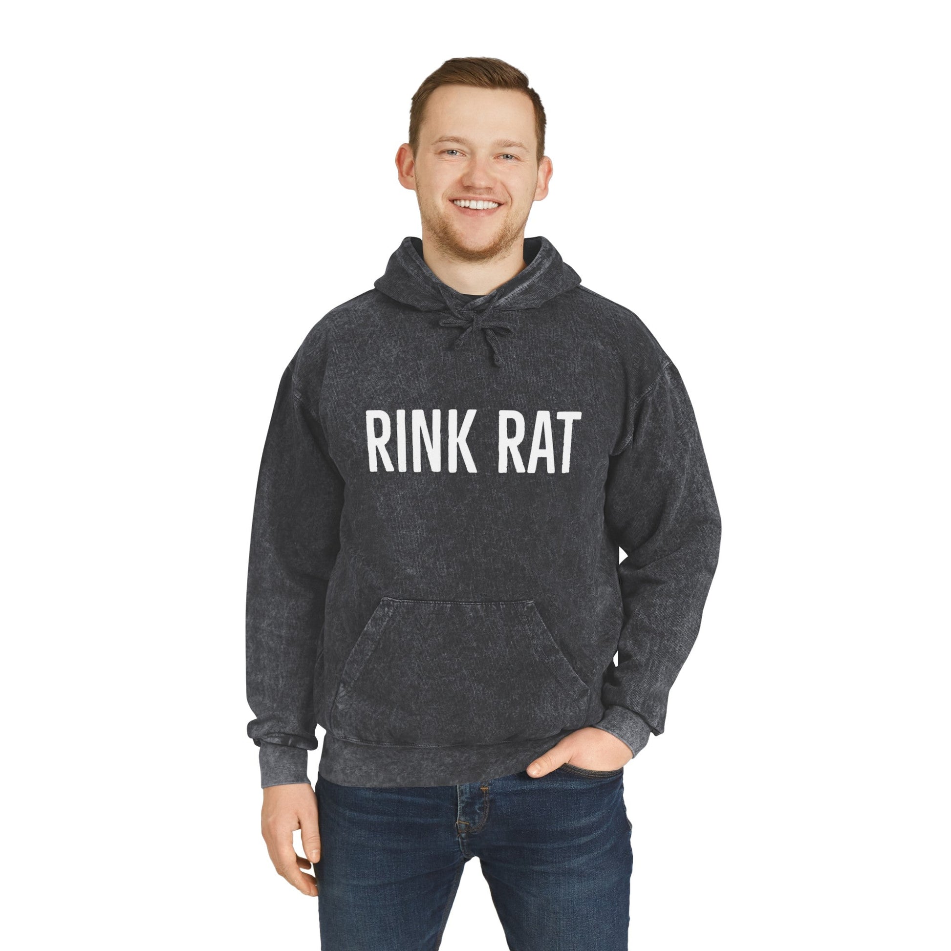 RINK RAT Mineral Wash Hoodie [Hockey Edition] | Outfique | Hoodie | Hoodies