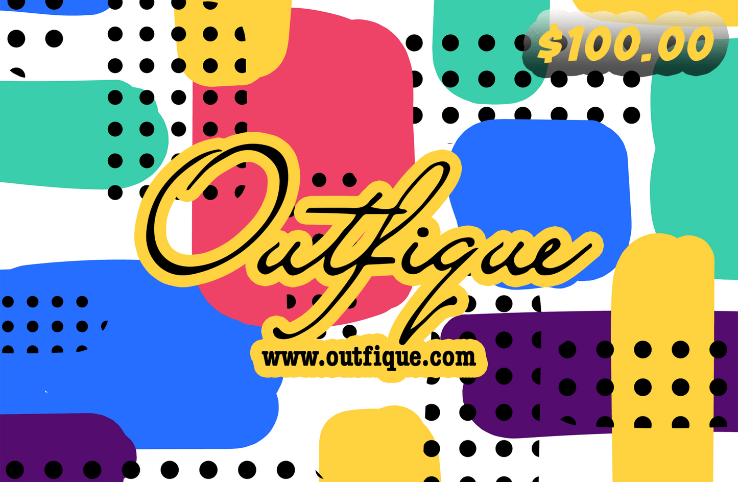 $100 OUTFIQUE Dollars | Outfique | gift card |