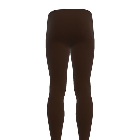NUDETONE Chocolate Brown Men's leggings