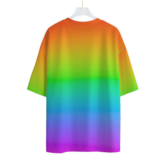 RAINBOW GRDNT Drop-Shoulder T-shirt