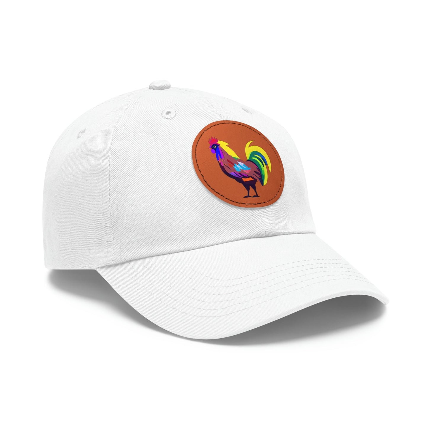 ROOSTER Dad Hat with Leather Patch | CANAANWEAR | Hats | Cotton