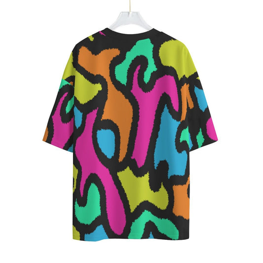 The ABSTRACT ATTRACTION Drop-shoulder T-shirt